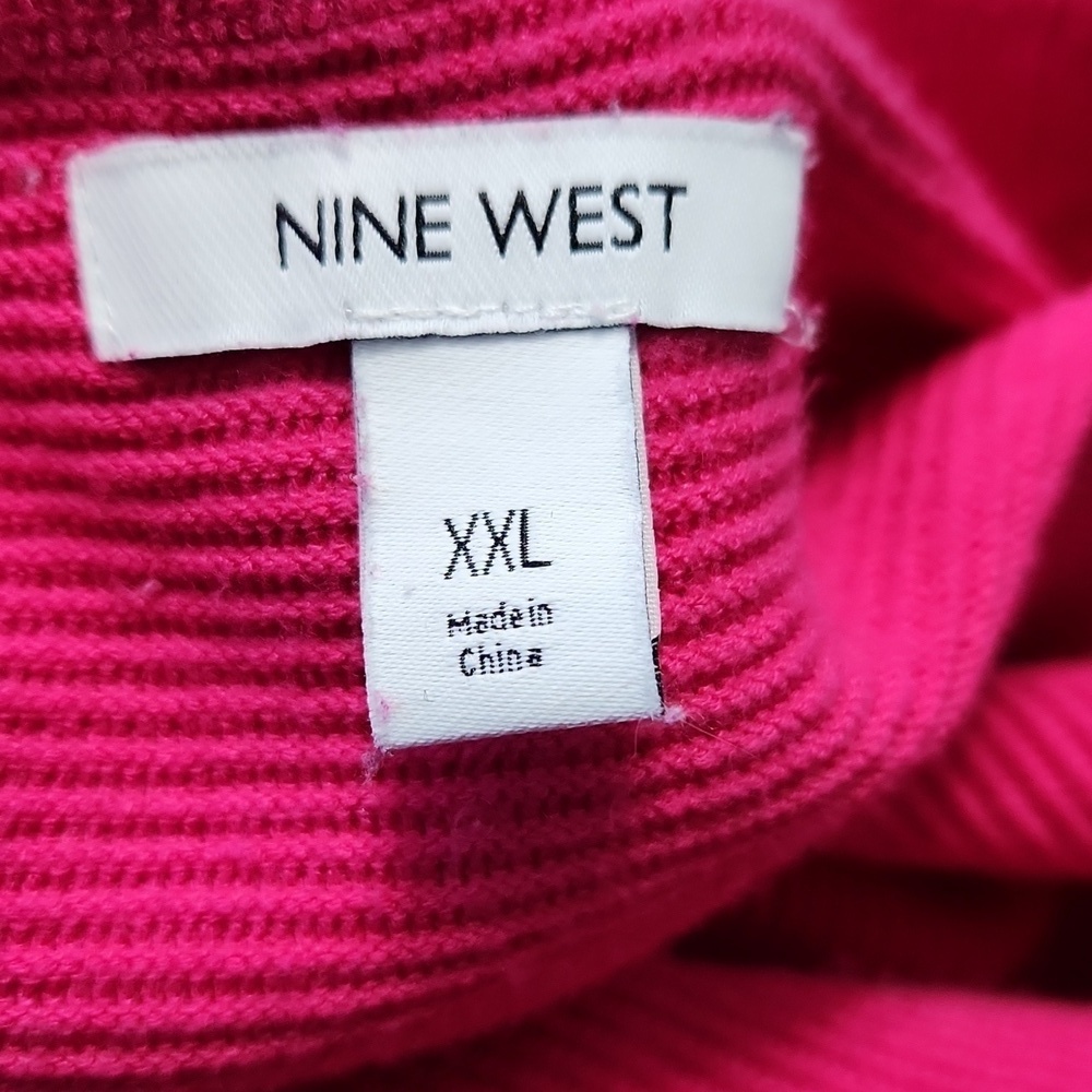 Nine West Bright Pink Ribbed Sweater - Picture 13 of 14